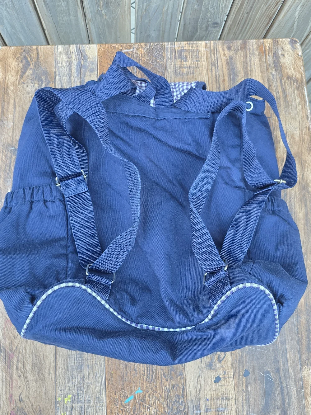 Navy blue diaper Mom Bag